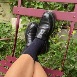 SOLD Vagabond Kenova Black Leather Penny Loafers
size EU 36 or US 6.5